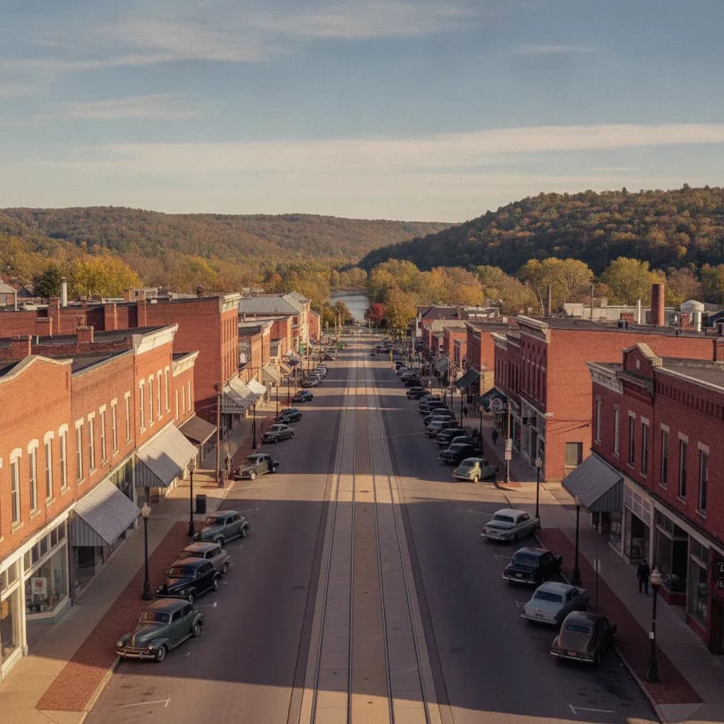 View of Charleroi, PA