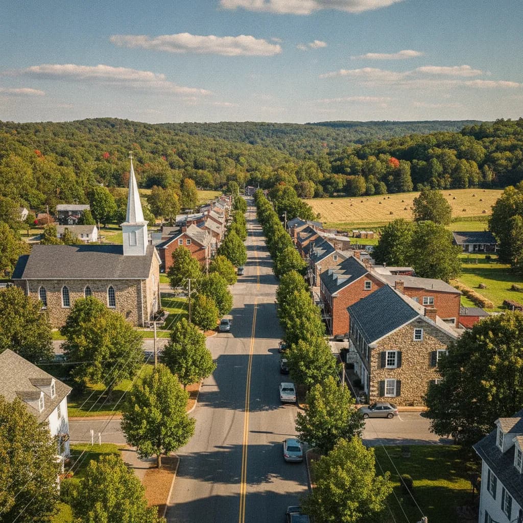 View of Churchville, PA