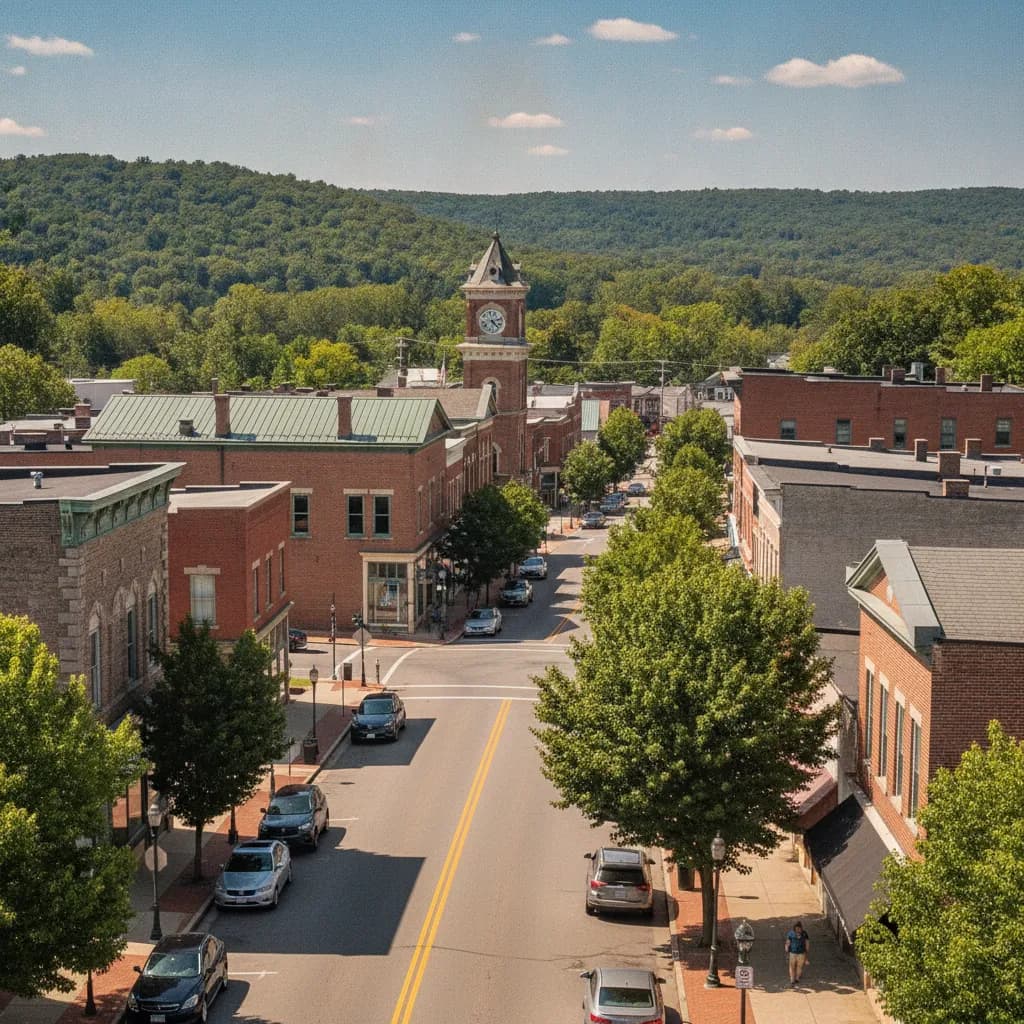 View of Clarion, PA