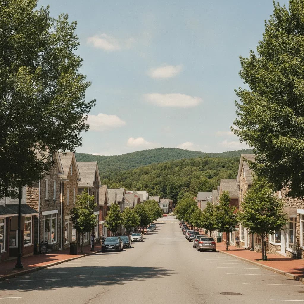 View of Clarks Summit, PA
