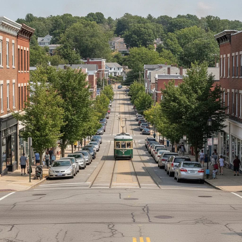 View of Clifton Heights, PA