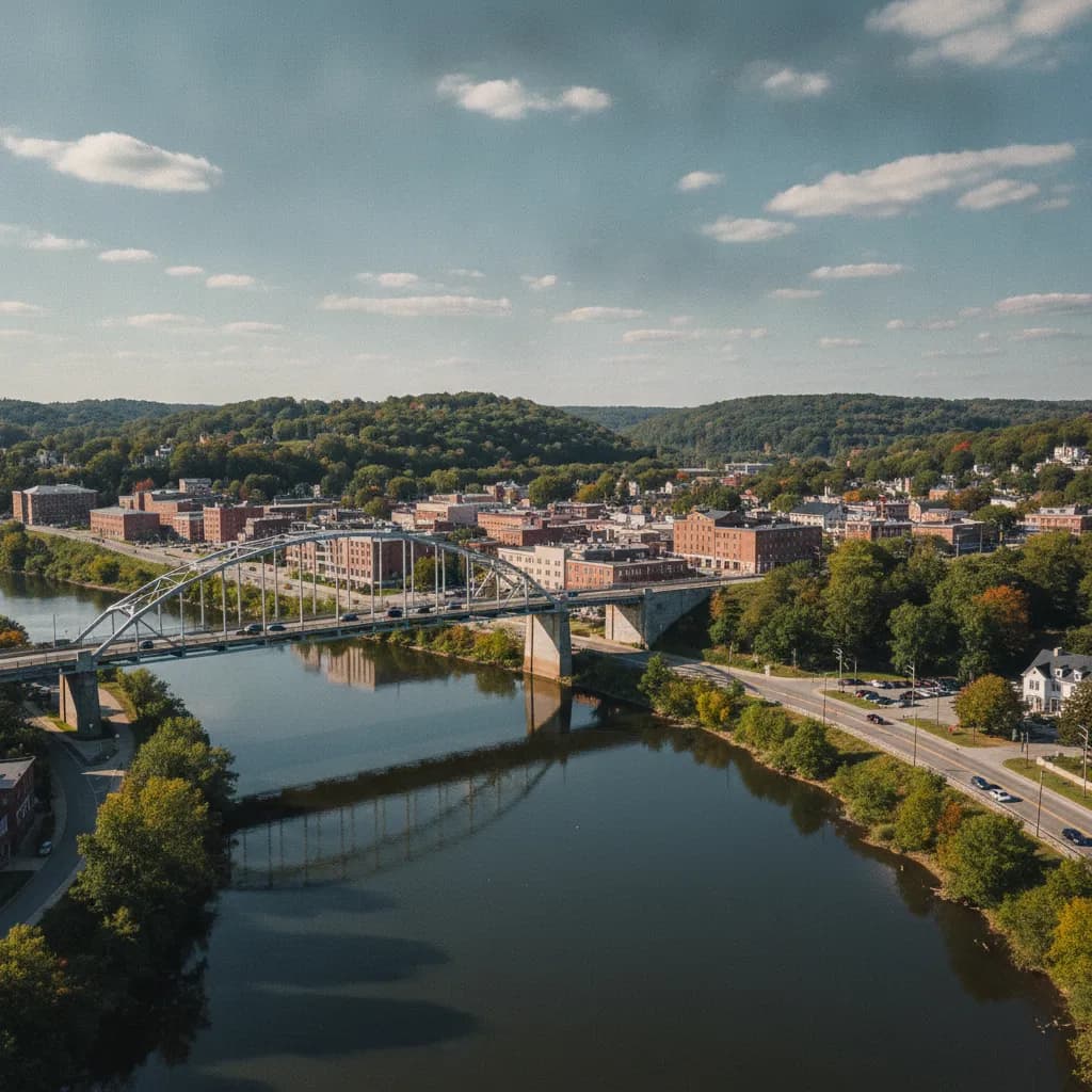 View of Conshohocken, PA