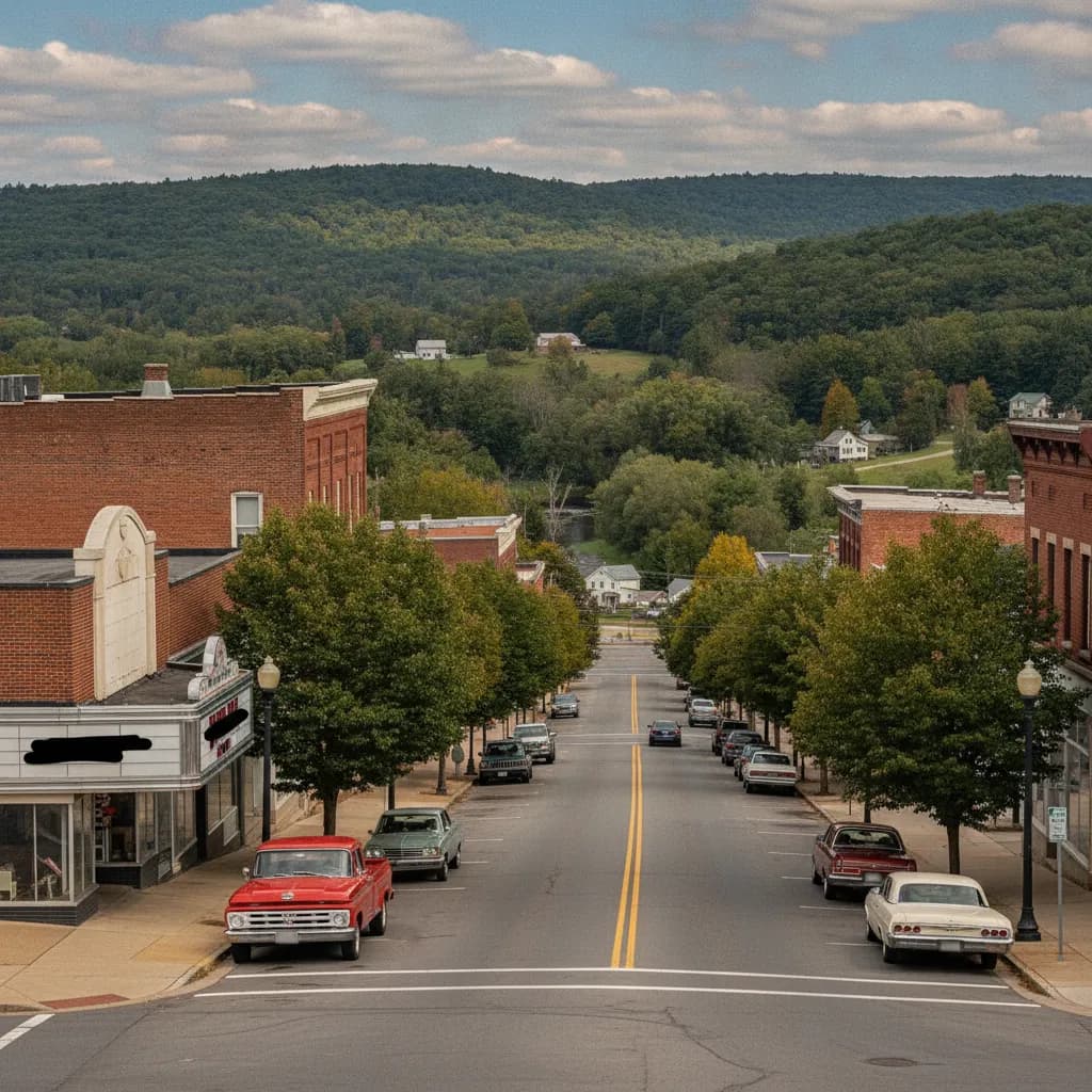 View of Corry, PA