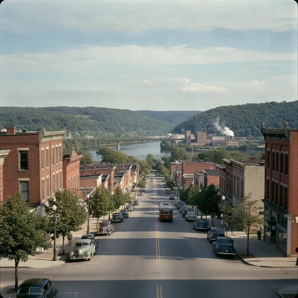 View of Donora, PA