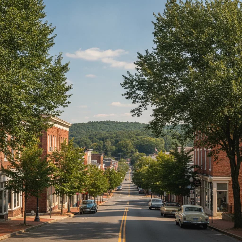 View of Downingtown, PA