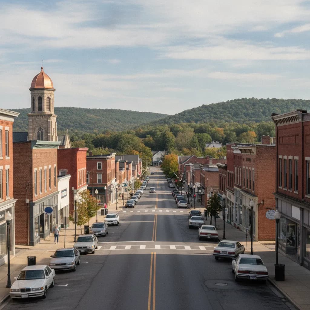 View of DuBois, PA