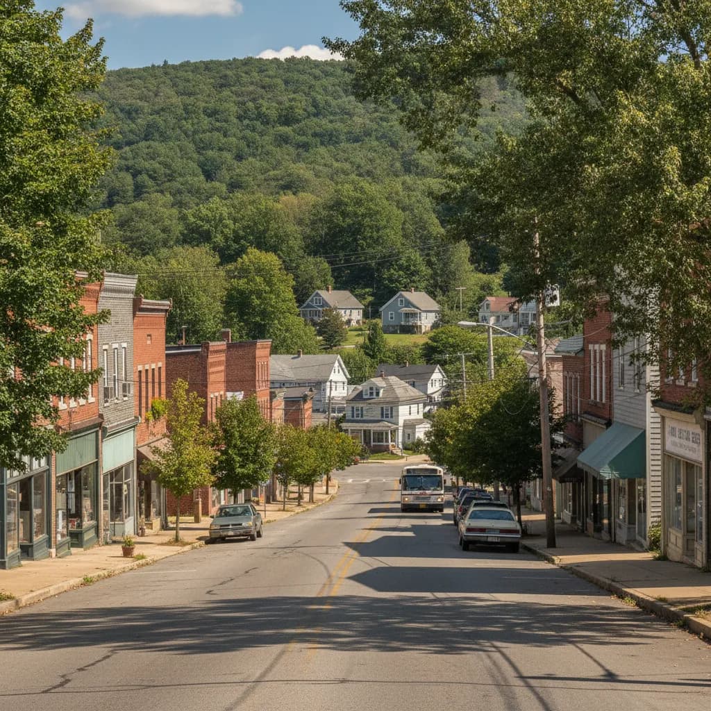 View of Duryea, PA