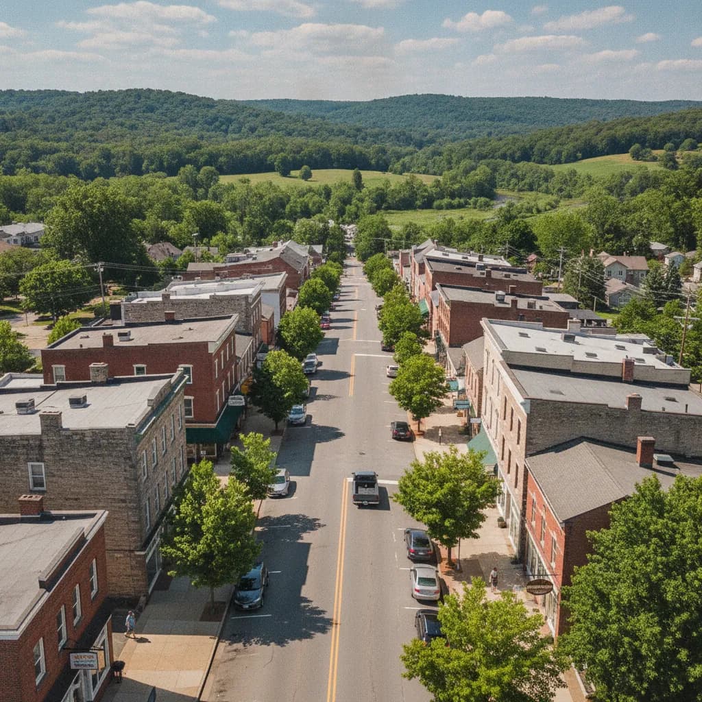 View of Eagleville, PA