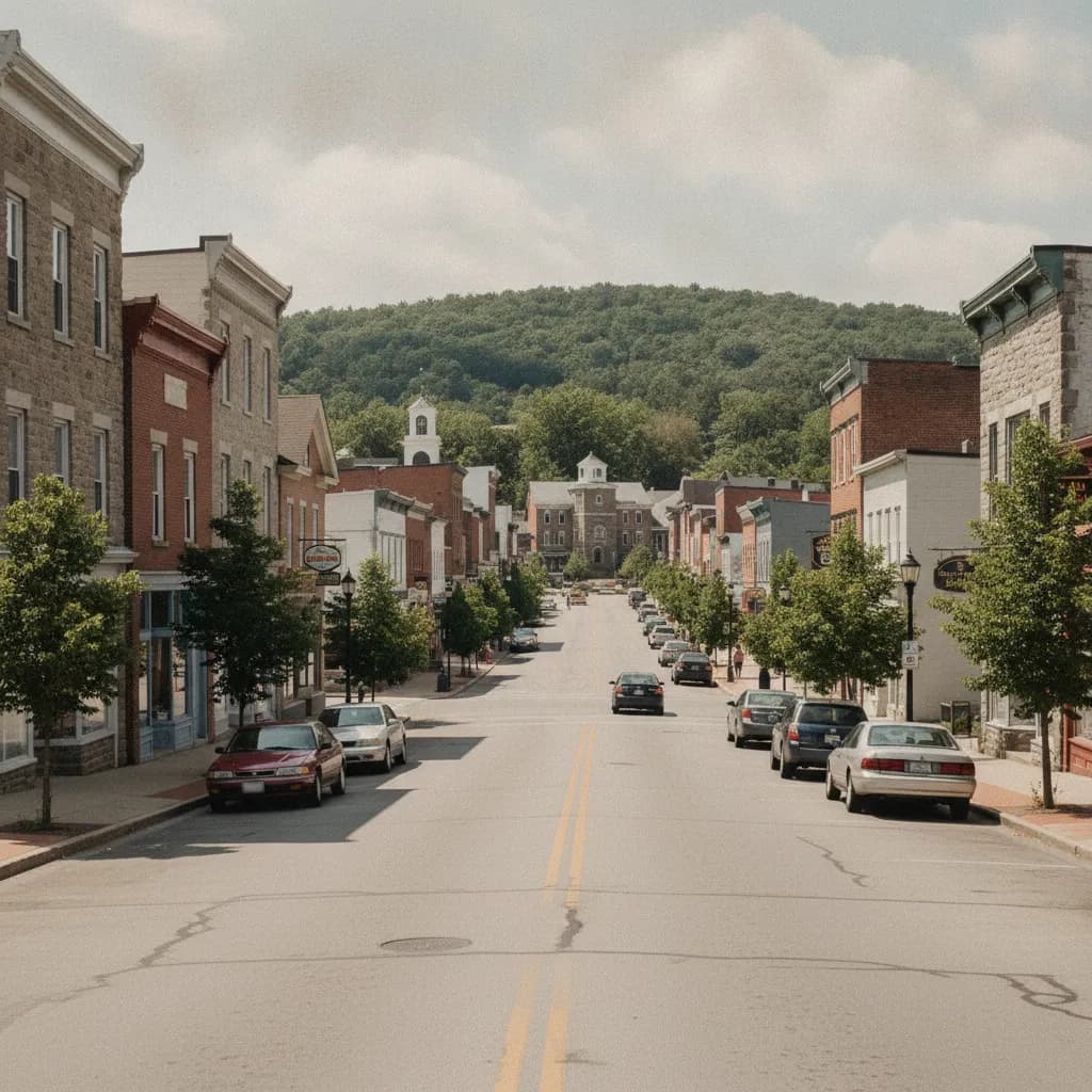 View of East Stroudsburg, PA