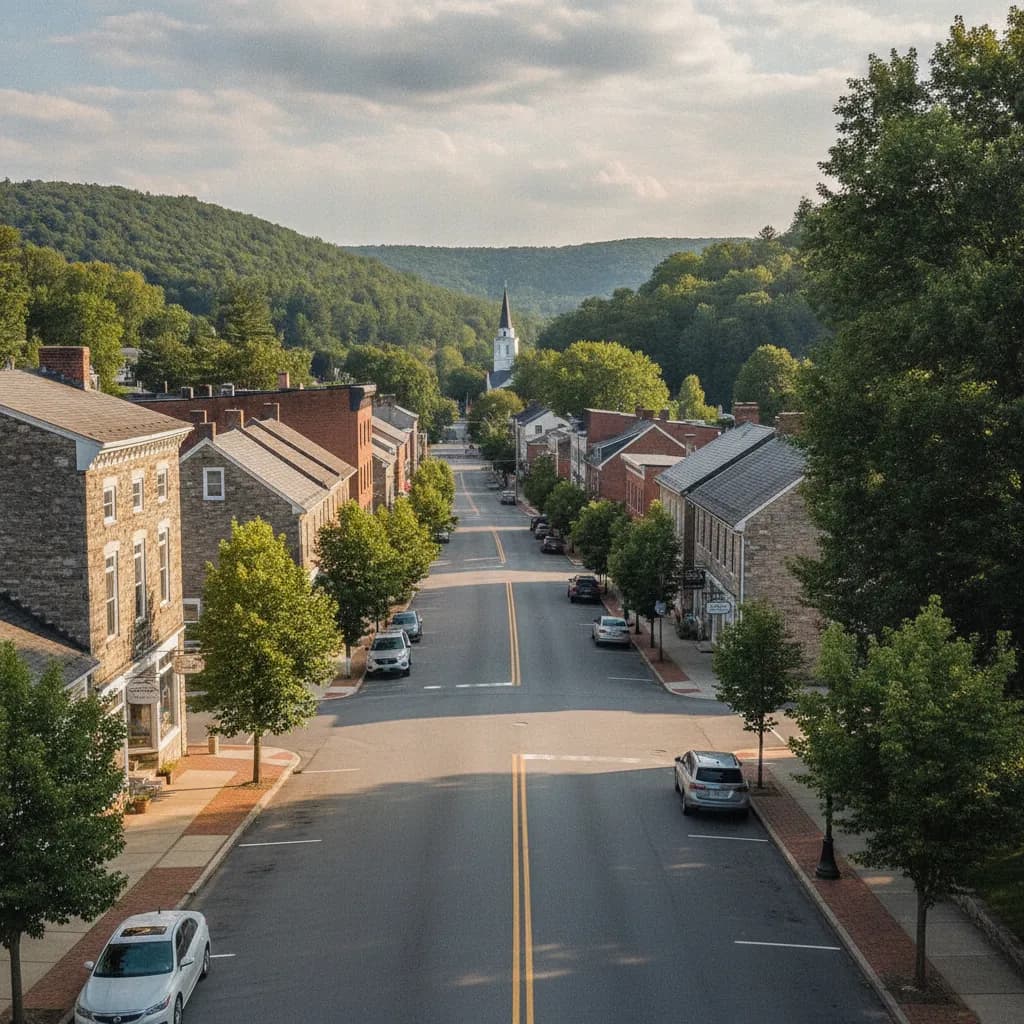 View of Elim, PA