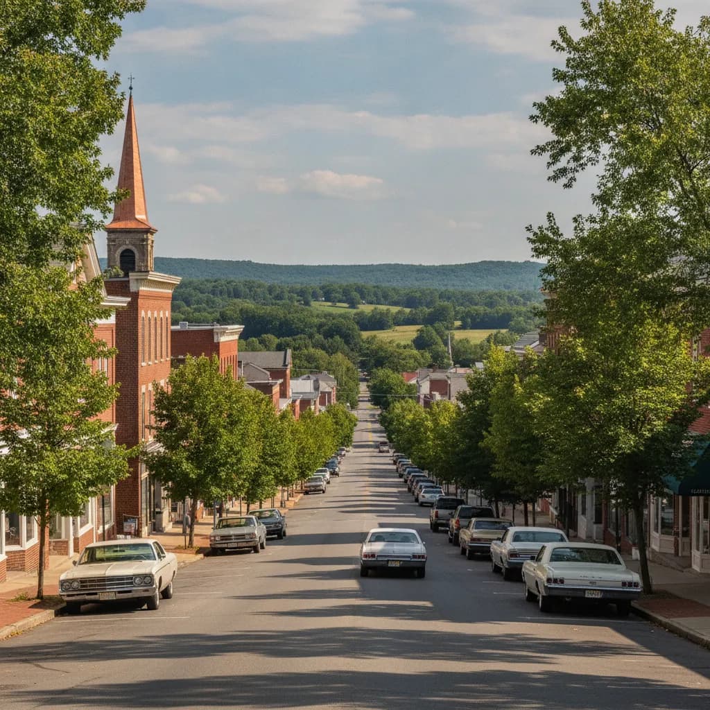 View of Ephrata, PA