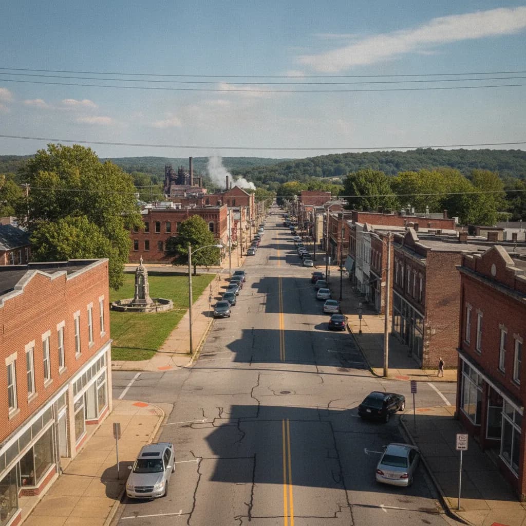 View of Farrell, PA