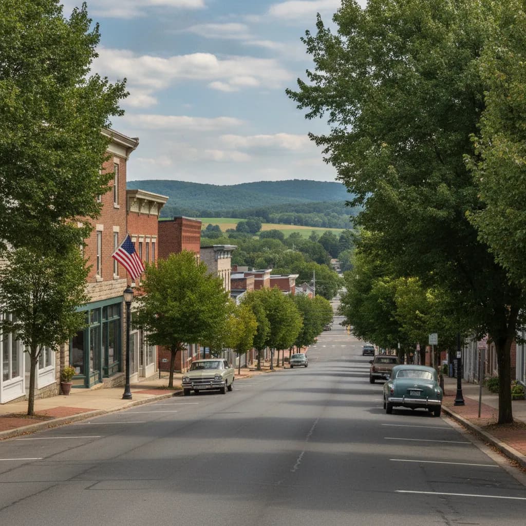 View of Fleetwood, PA