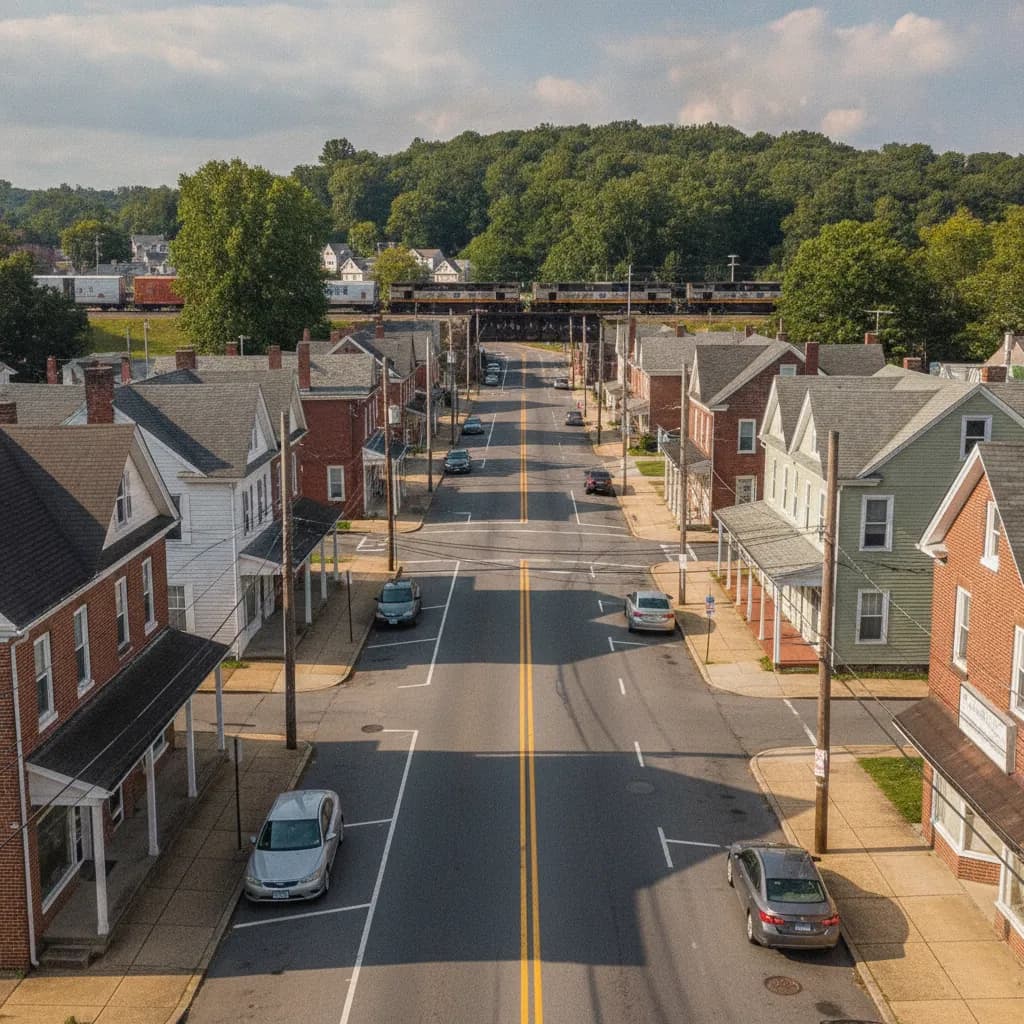 View of Folcroft, PA