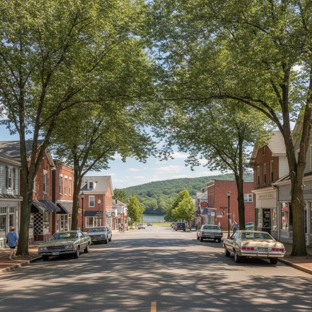 View of Forty Fort, PA