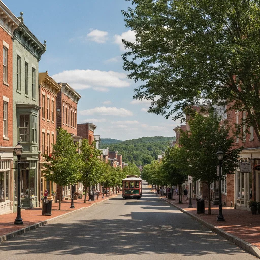 View of Gettysburg, PA