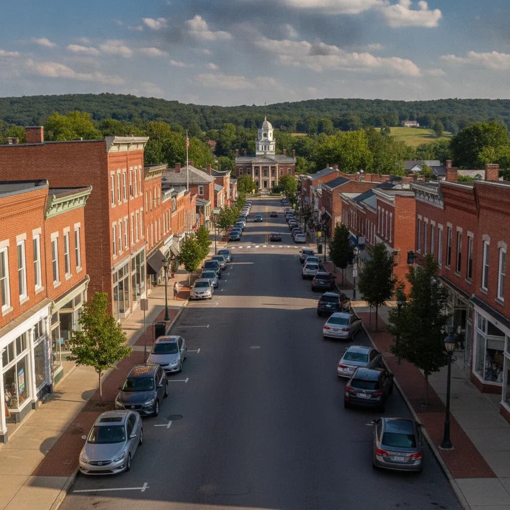 View of Greencastle, PA