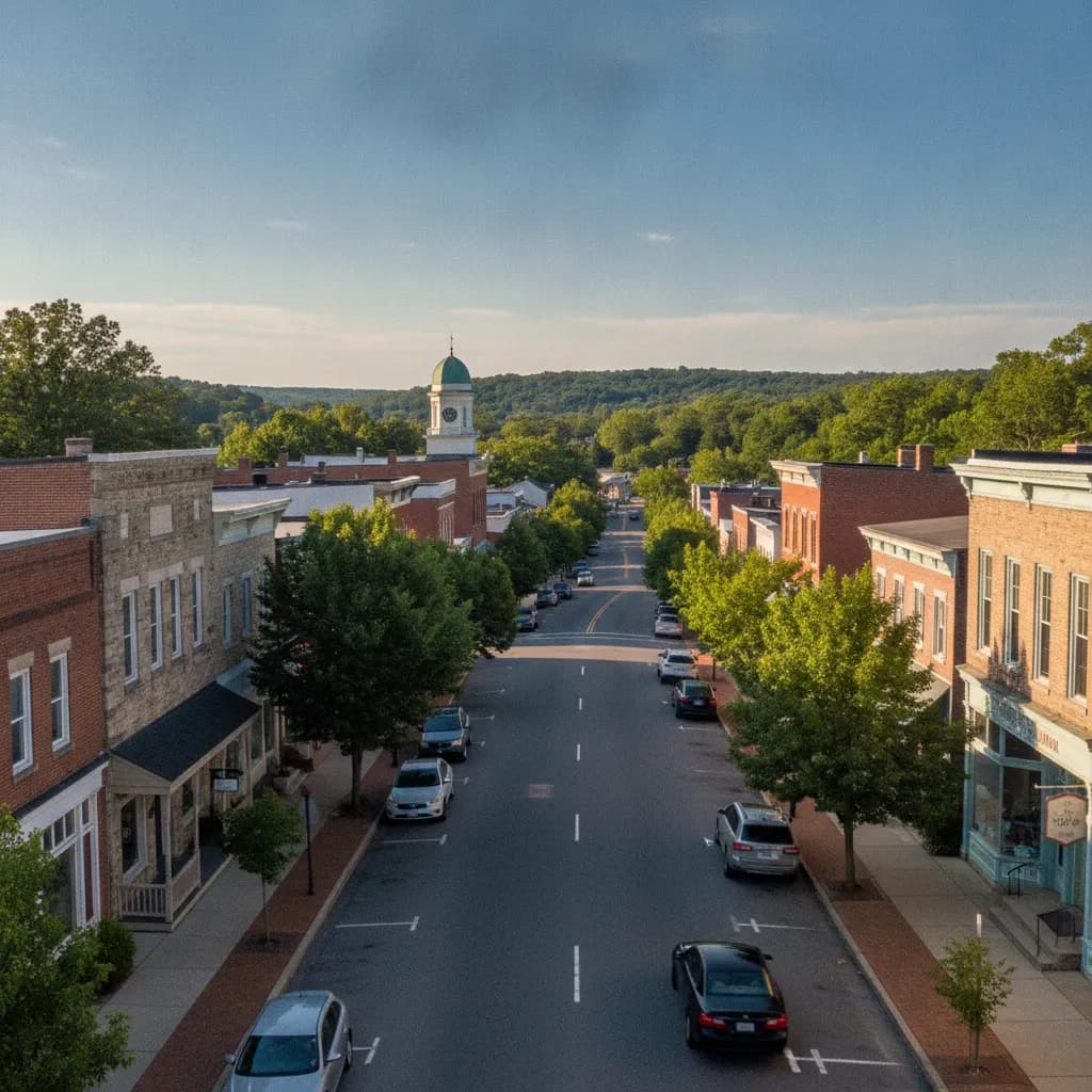View of Harleysville, PA