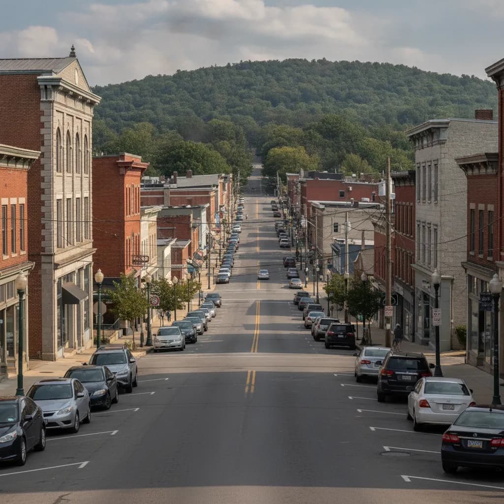 View of Hazleton, PA