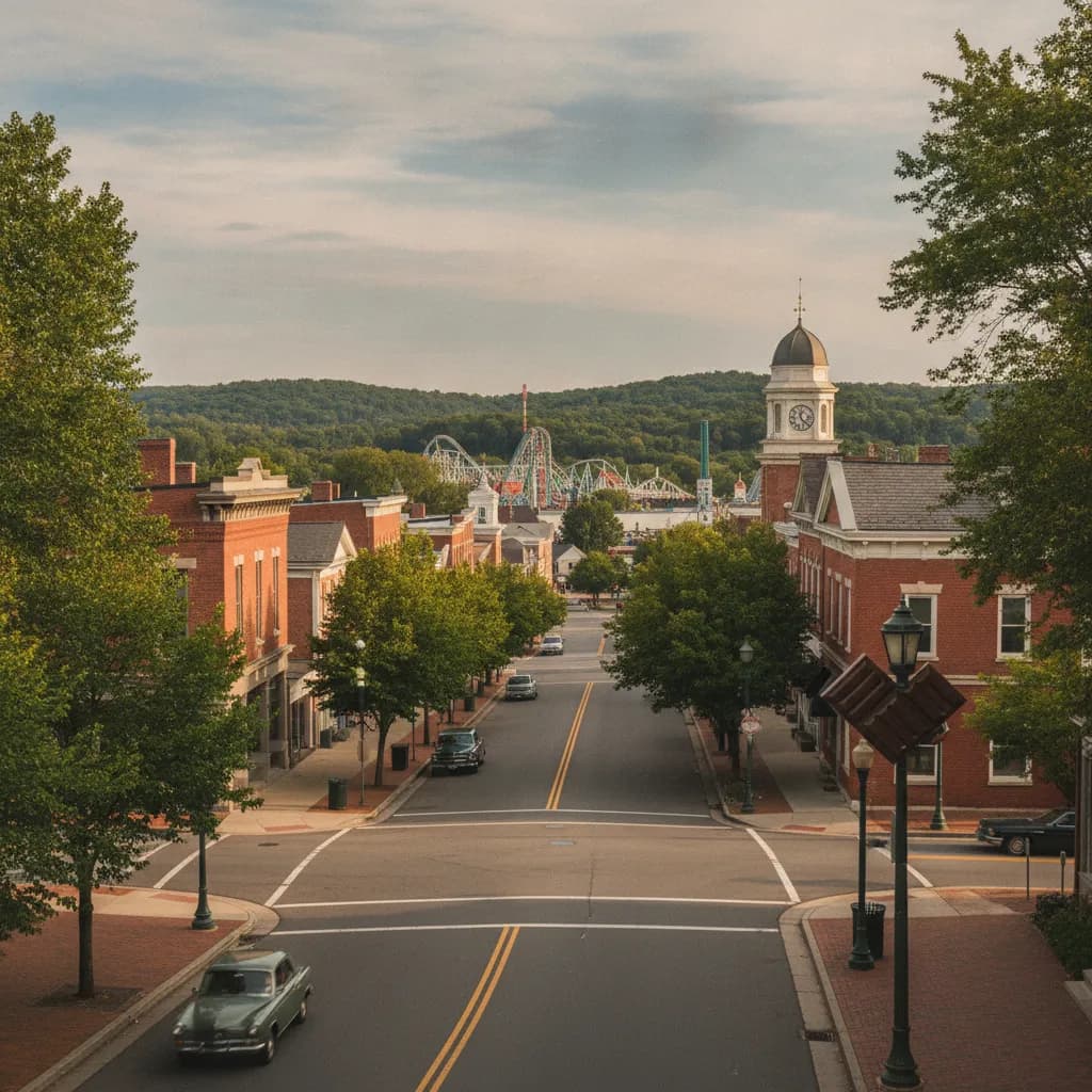 View of Hershey, PA