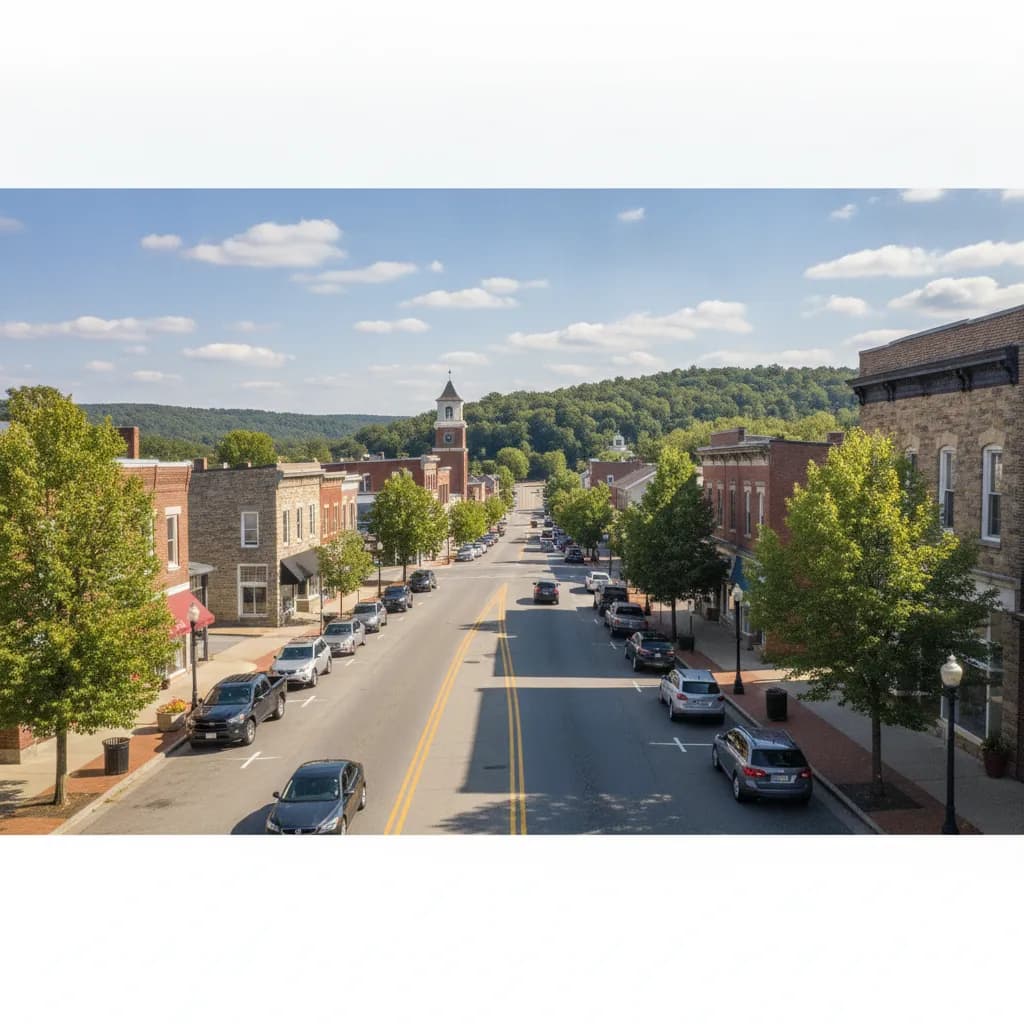 View of Irwin, PA