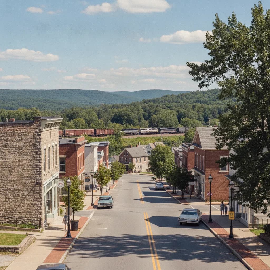 View of Kenmar, PA
