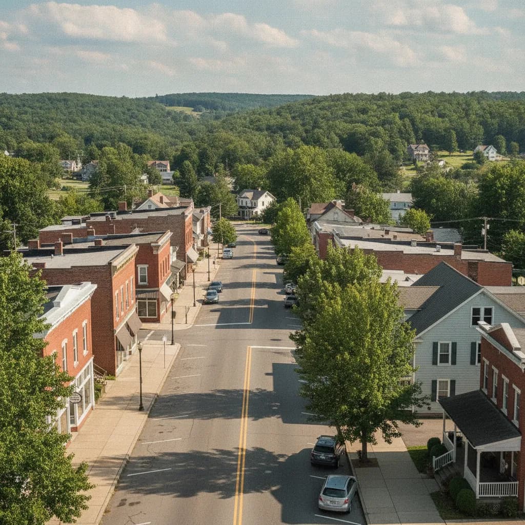 View of Kulpsville, PA