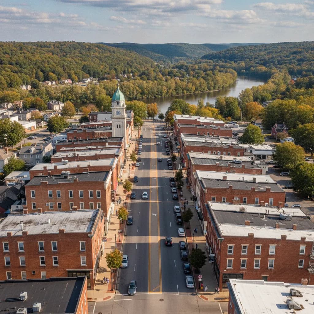 View of Lewistown, PA