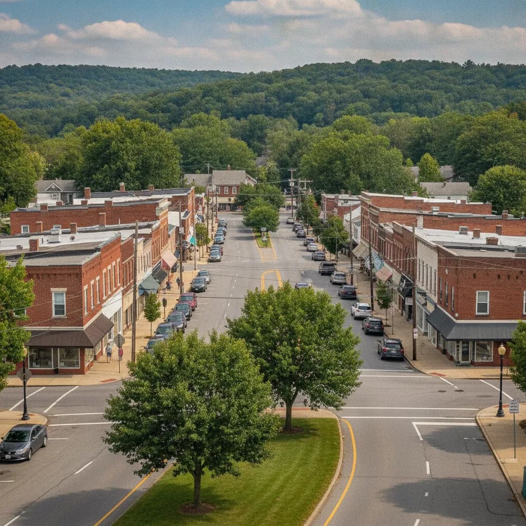 View of Lower Burrell, PA