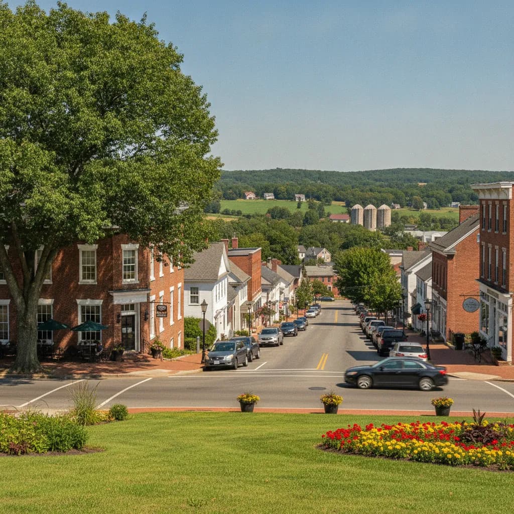View of Manheim, PA