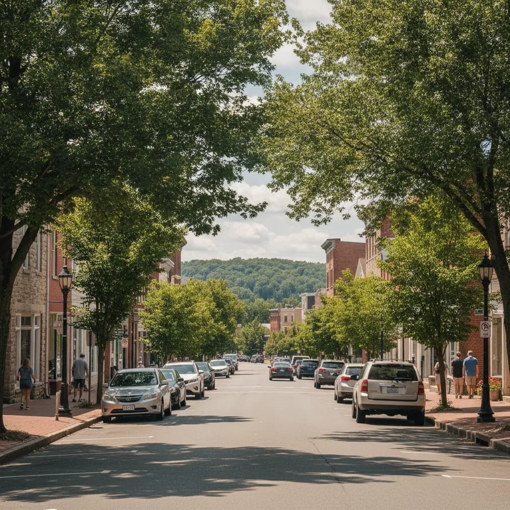 View of Media, PA