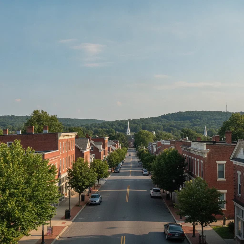 View of Mount Pleasant, PA
