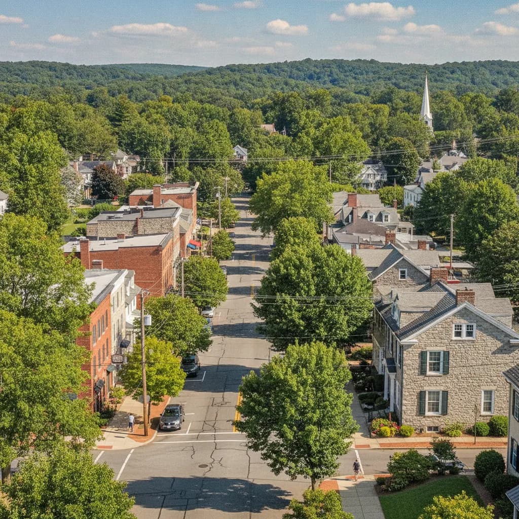 View of Oreland, PA