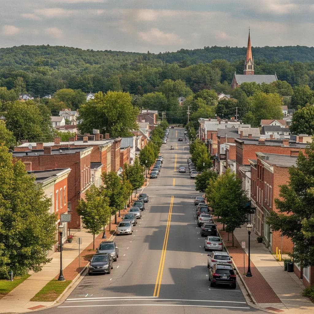 View of Parkesburg, PA