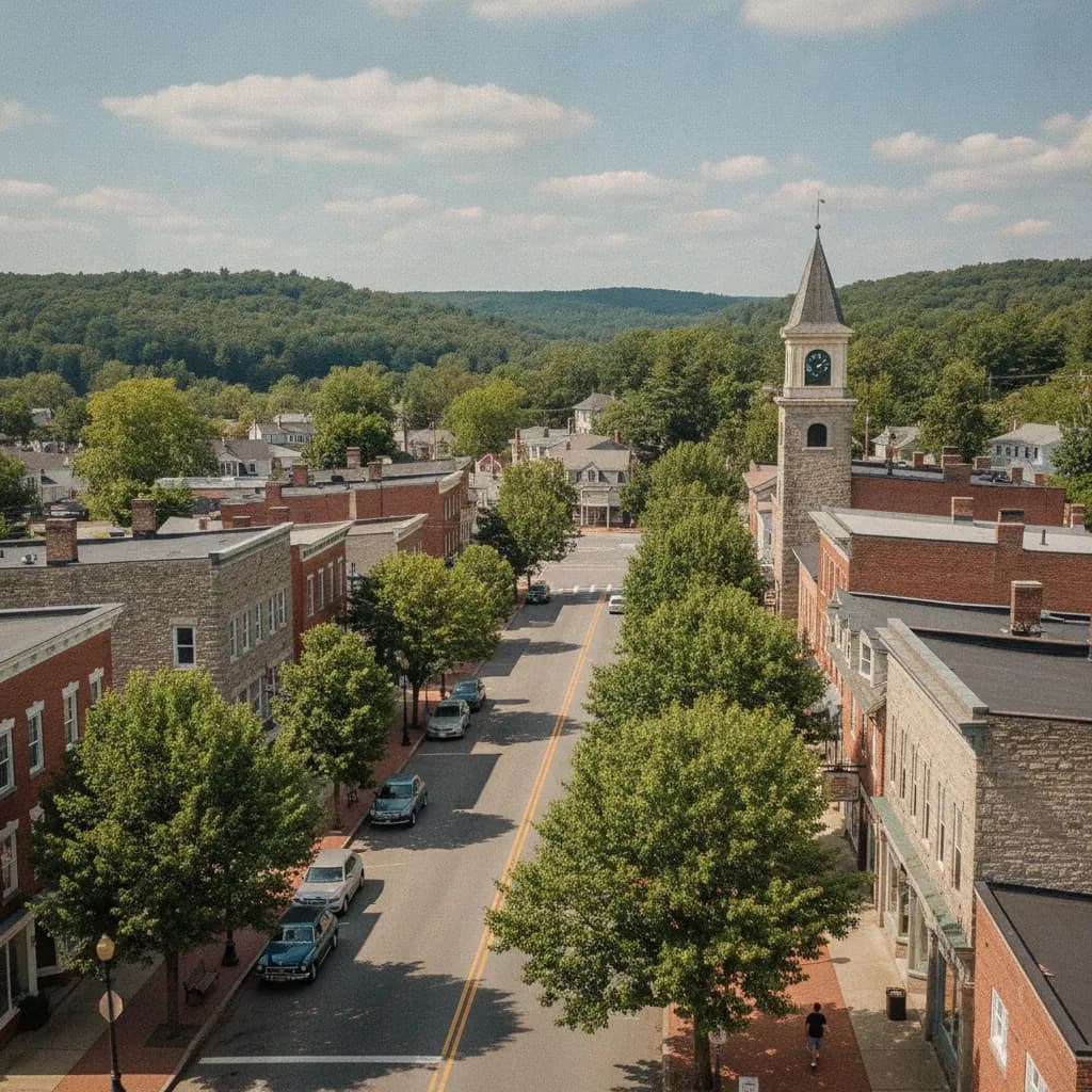 View of Pennsburg, PA