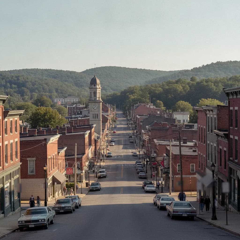 View of Pottsville, PA