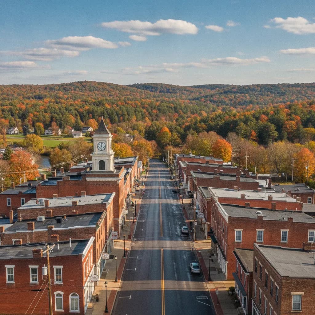 View of Punxsutawney, PA