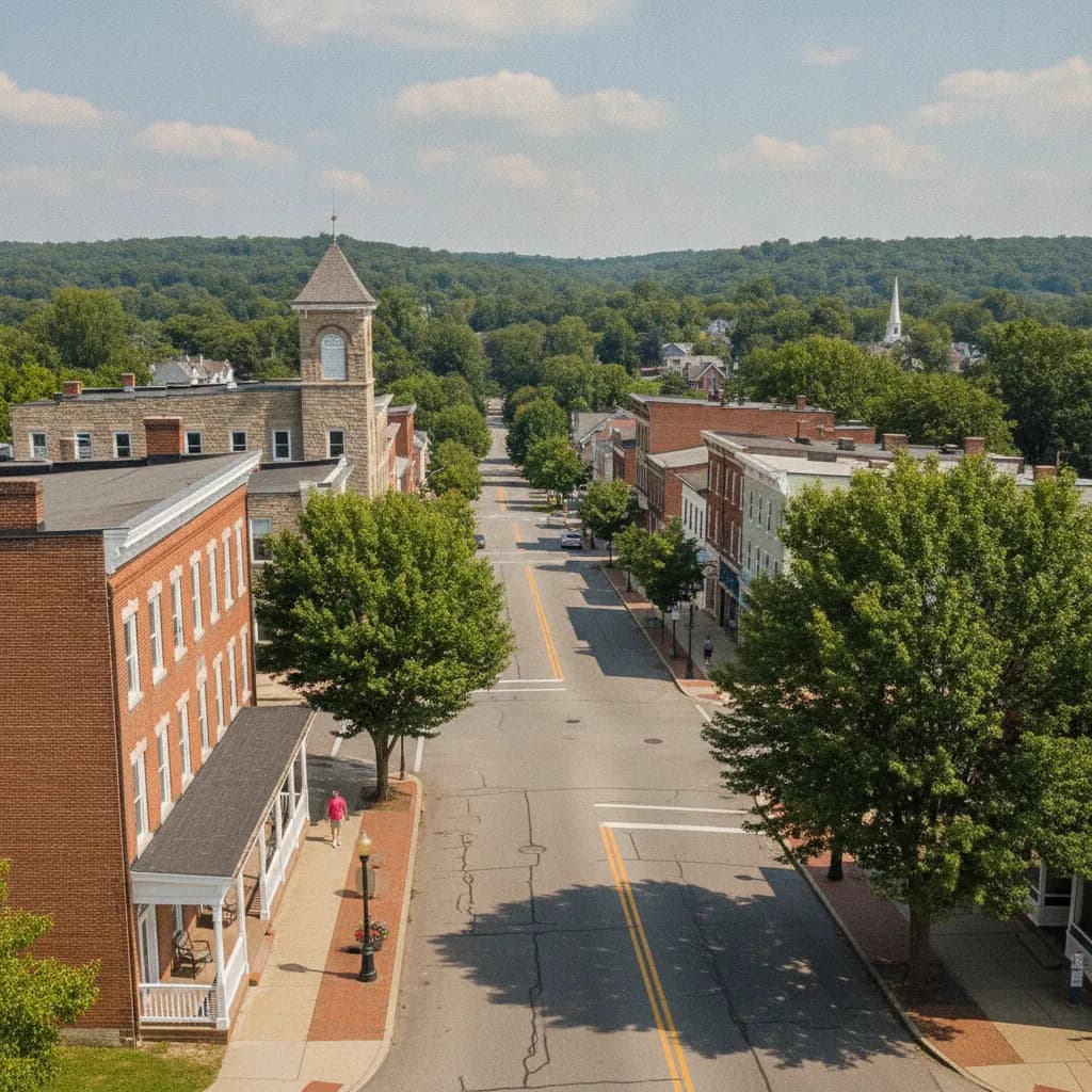 View of Quakertown, PA