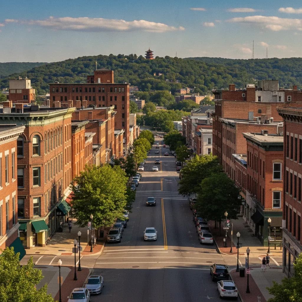 View of Reading, PA