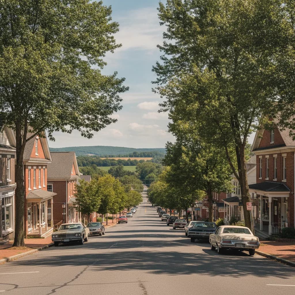 View of Reiffton, PA
