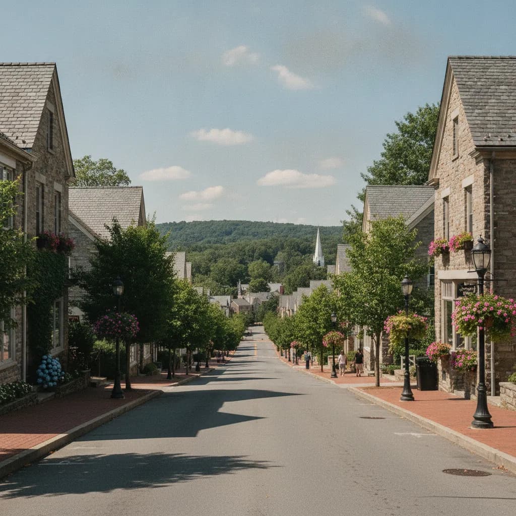 View of Saint Davids, PA