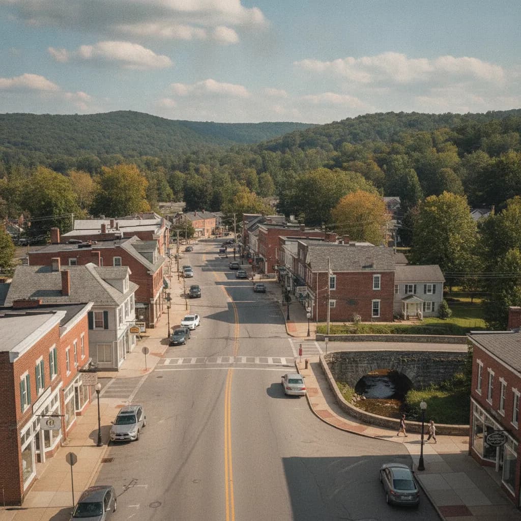 View of Sanatoga, PA