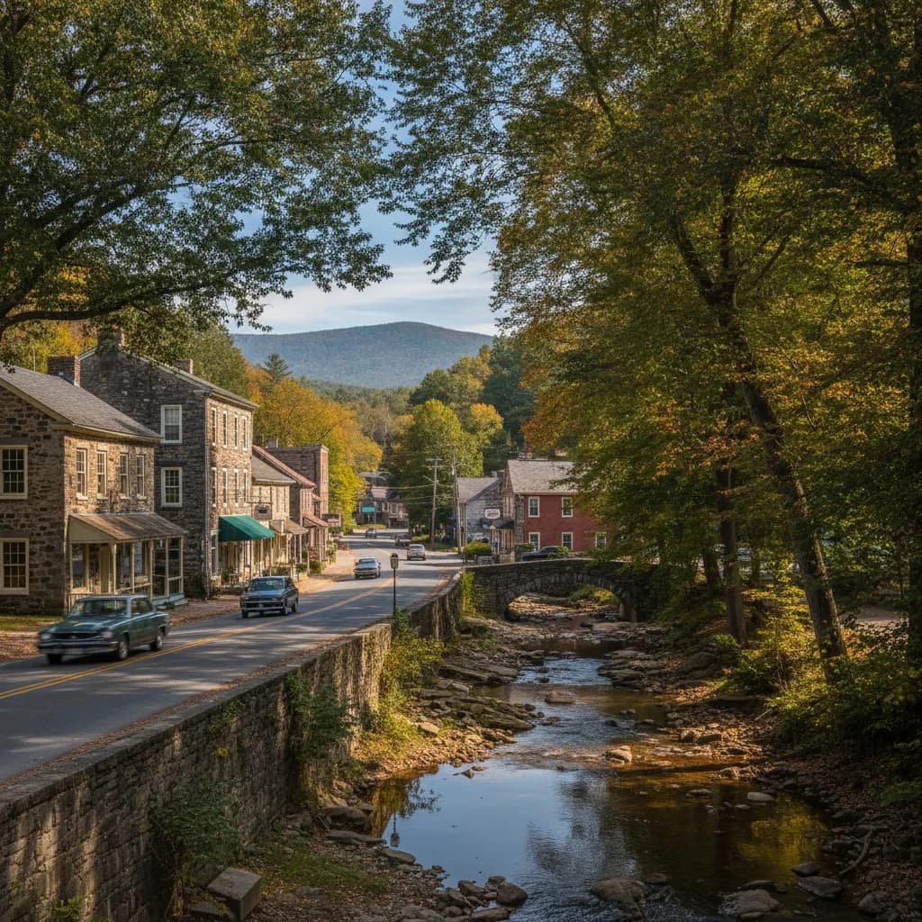 View of Saw Creek, PA