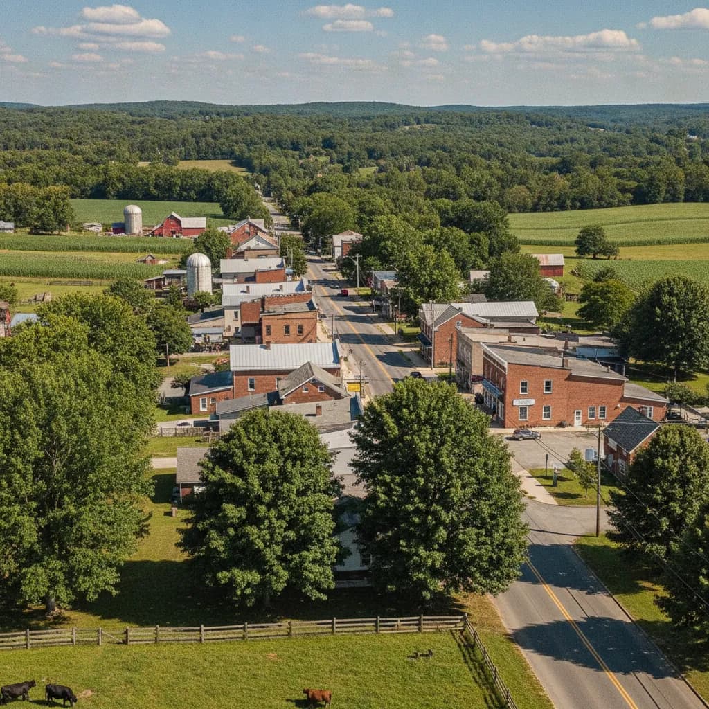 View of Schnecksville, PA