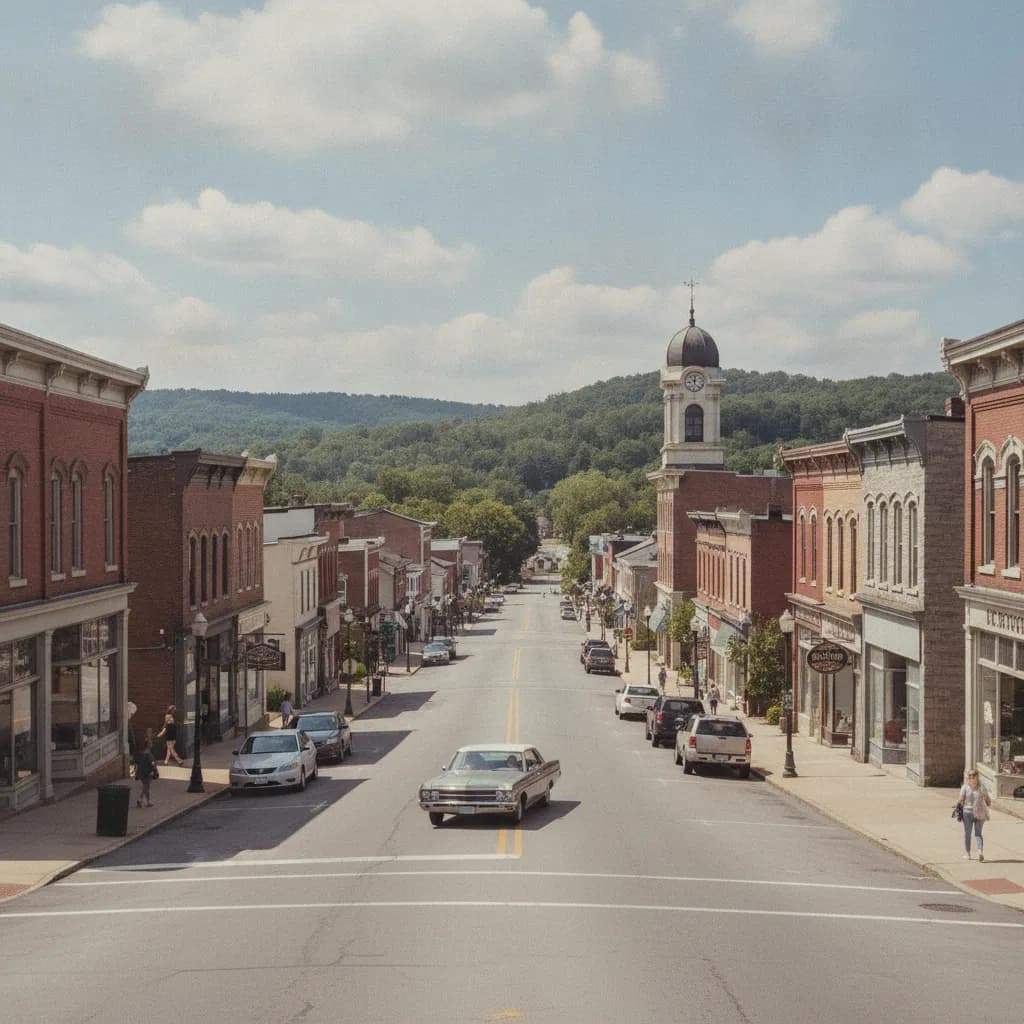 View of Scottdale, PA