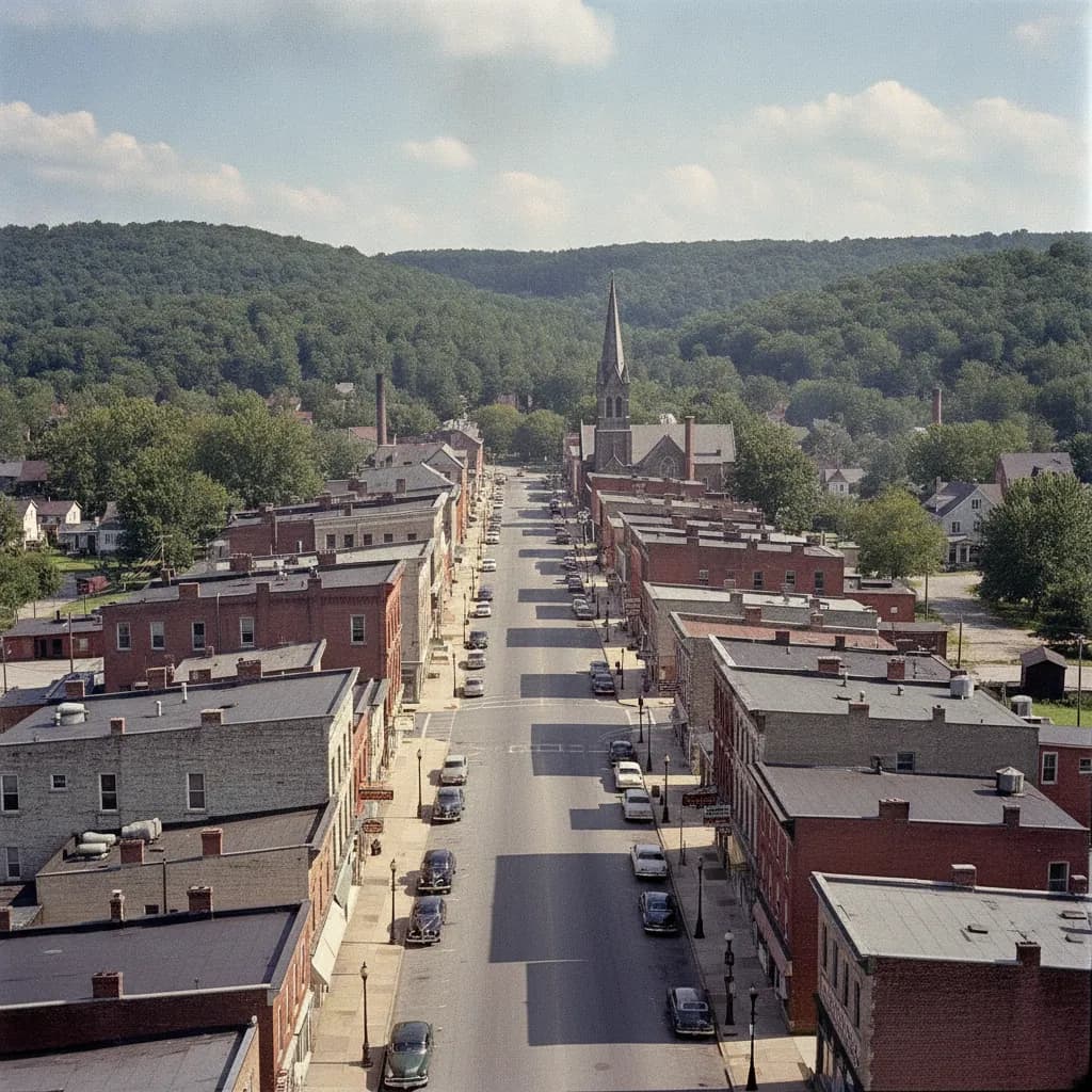 View of Shamokin, PA