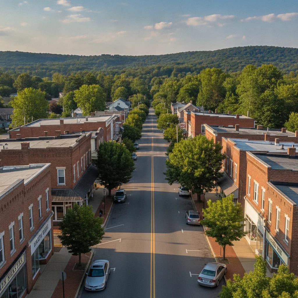 View of Shanor-Northvue, PA