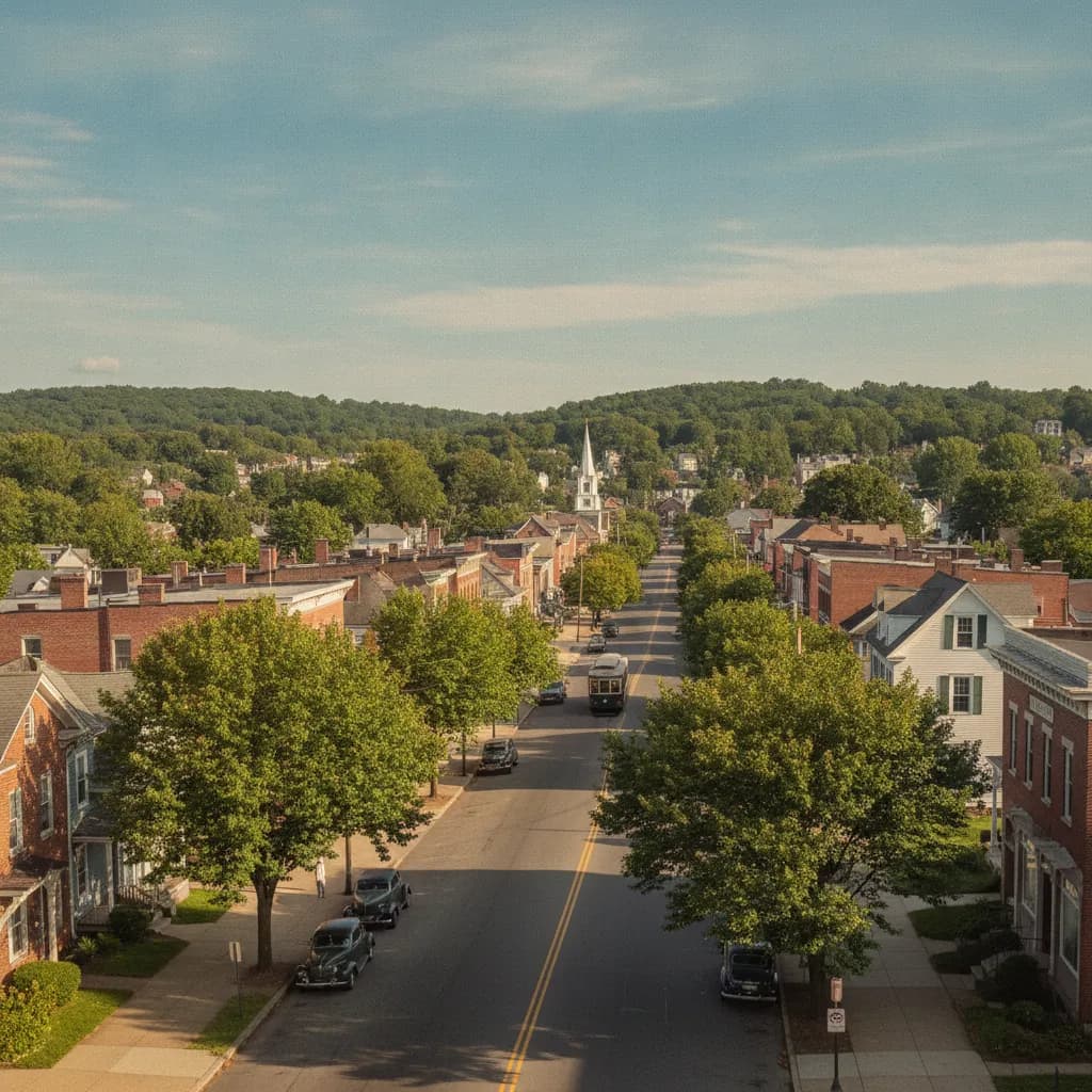 View of Sharon Hill, PA