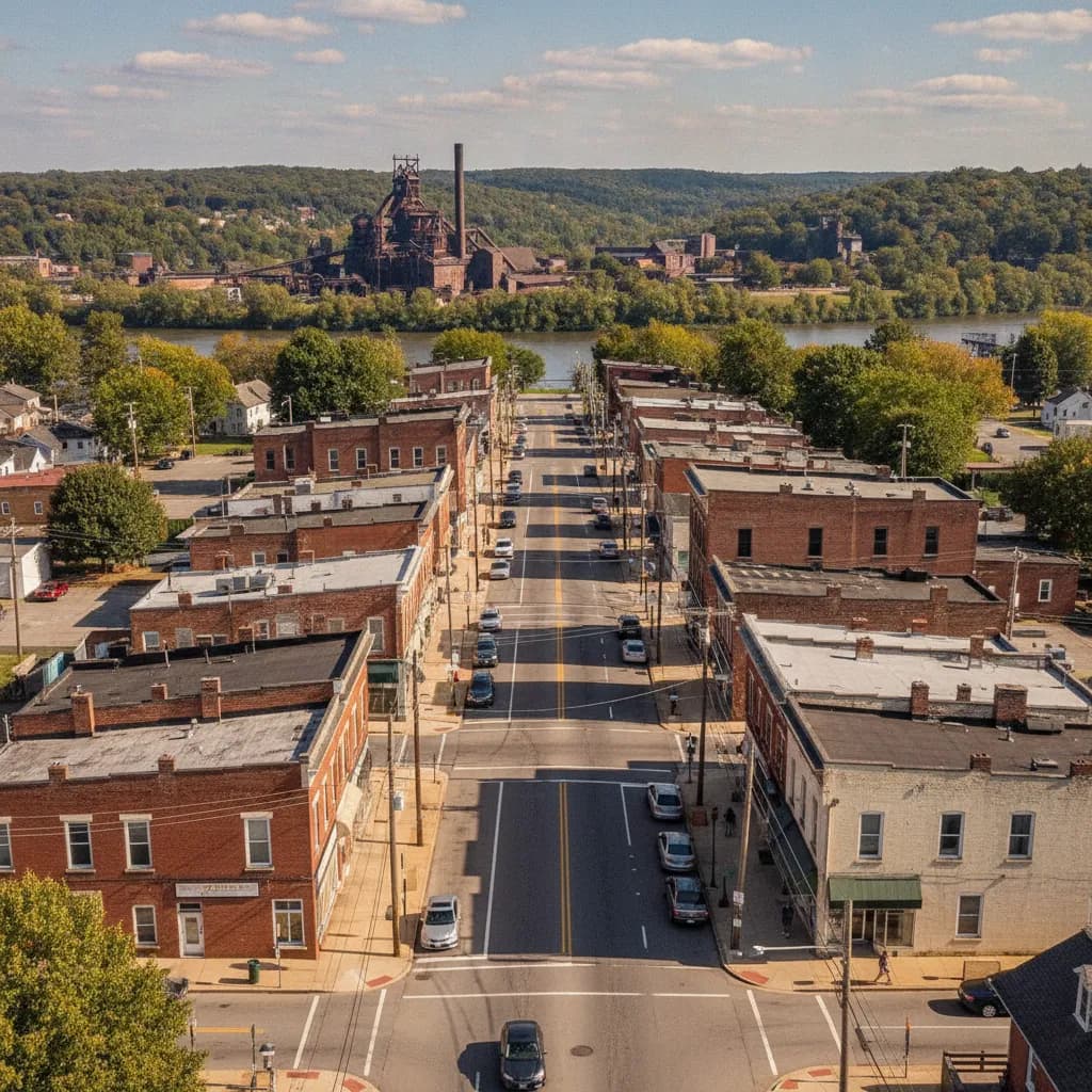 View of Steelton, PA
