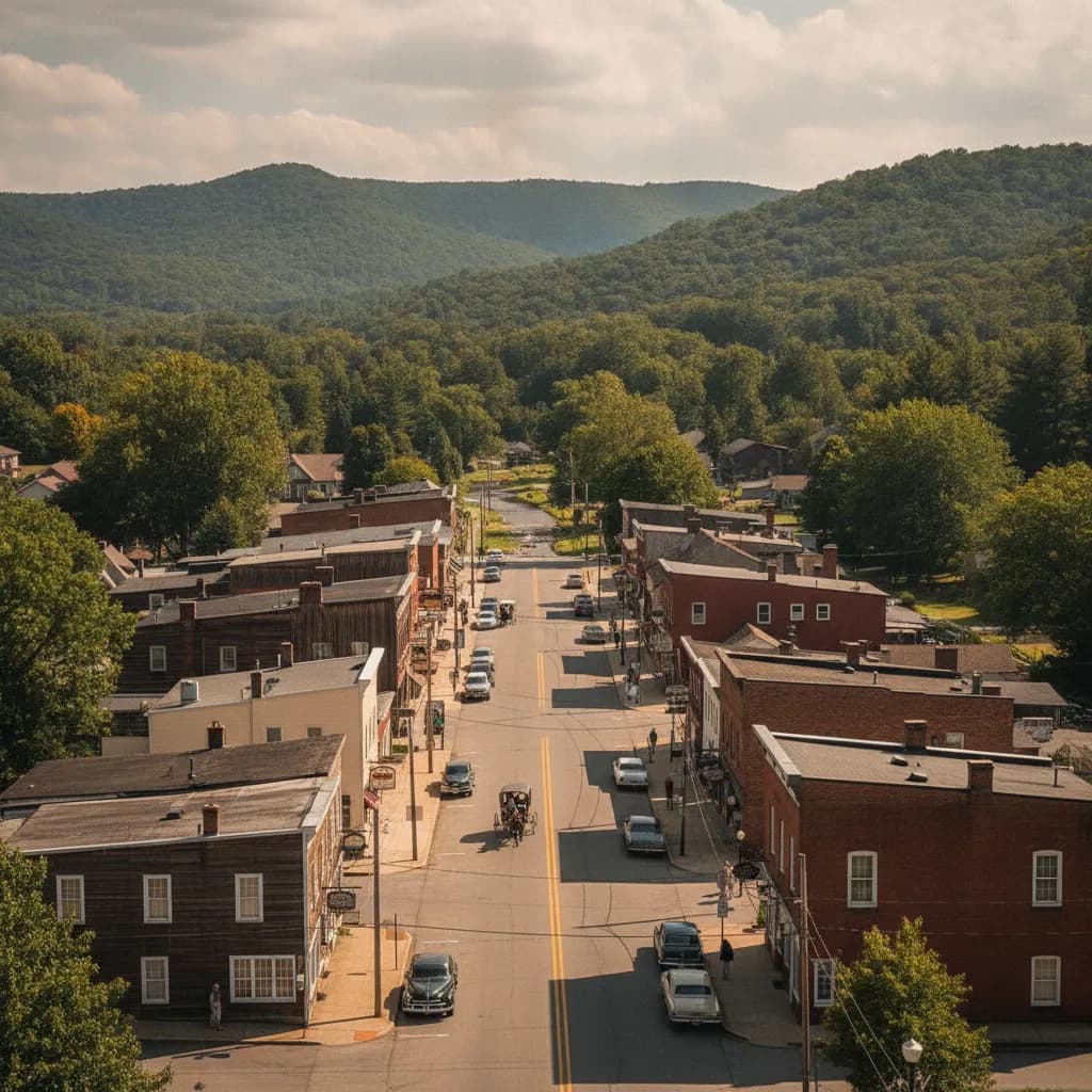 View of Sugarcreek, PA